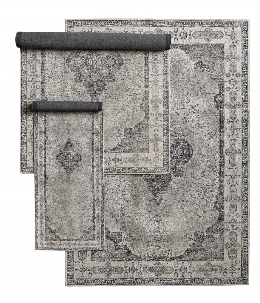 Nordal Alfombra tejida Venus - gris 200x290 Nordal Alfombra tejida Venus - gris 200x290