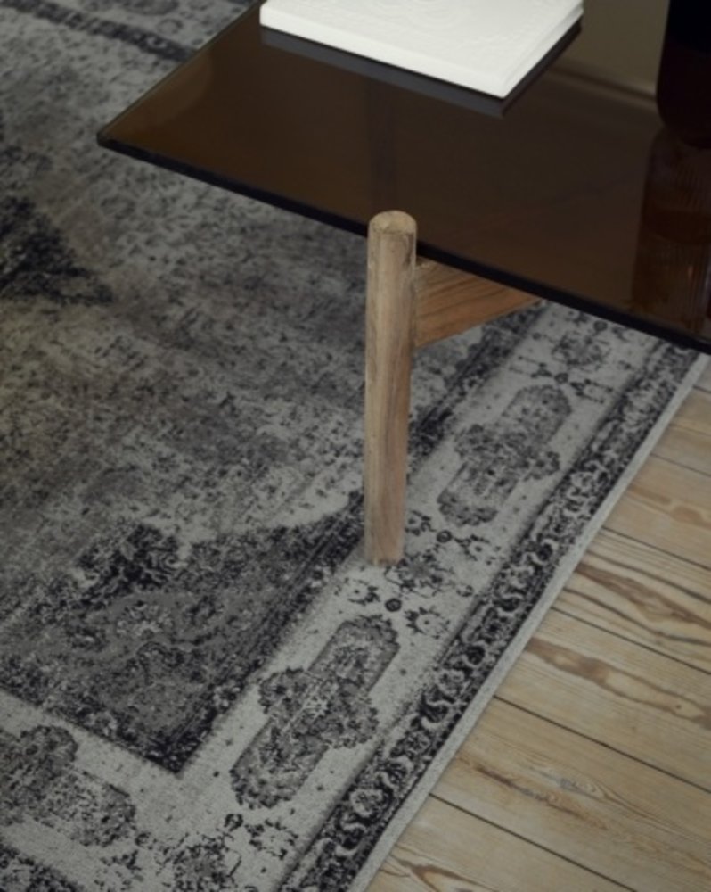 Nordal Venus vævet gulvtæppe - grå 200x290 Nordal Venus vævet gulvtæppe - grå 200x290