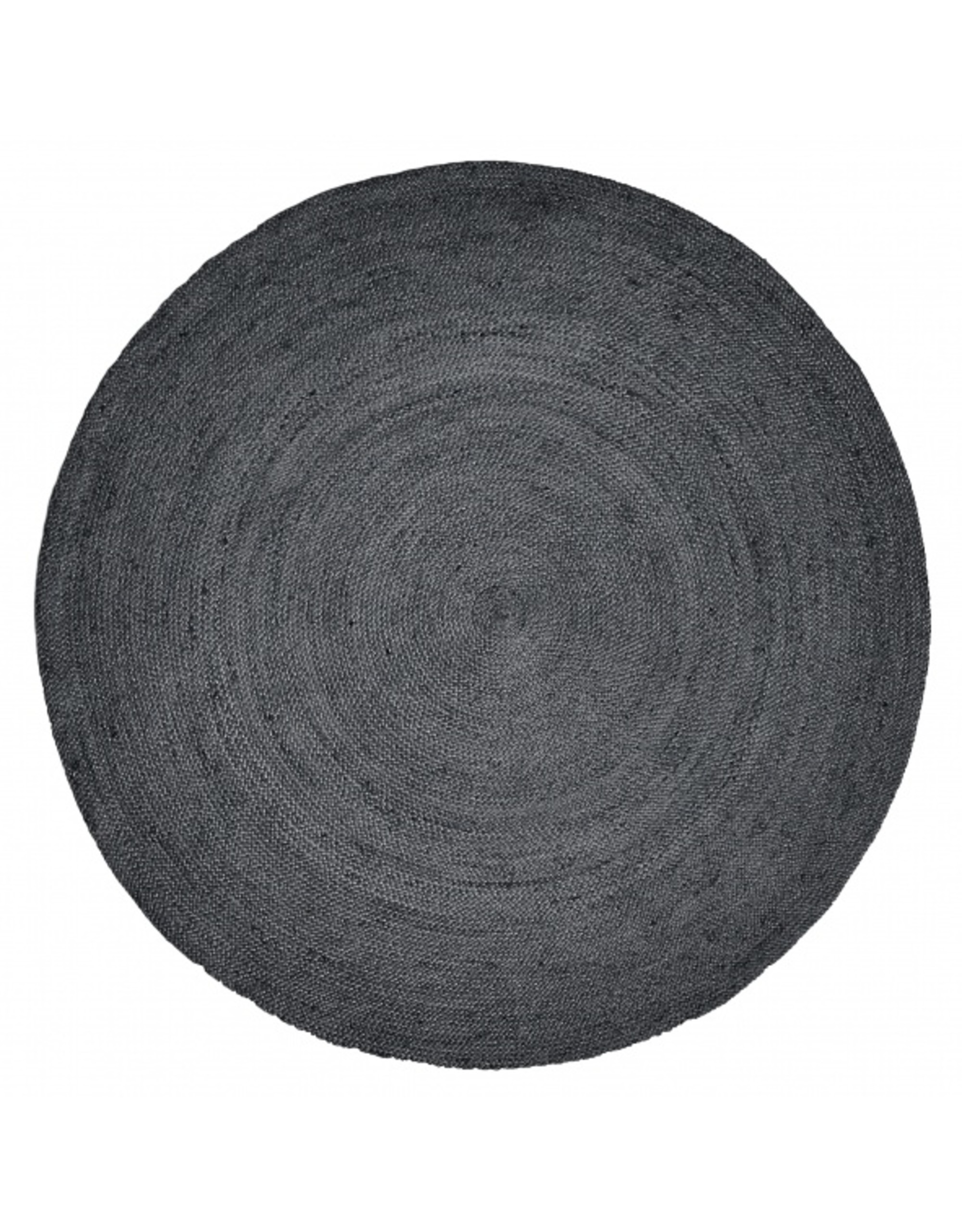 Nordal Jute round rug black LIVING AND CO.