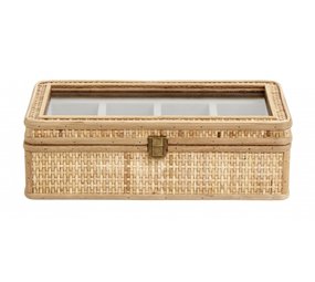 Nordal Rattan smykkeskrin - naturlig Nordal Rattan smykkeskrin - naturlig