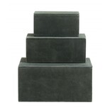 Nordal Boîtes de rangement coffret 3 pièces - vert