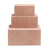 Nordal Scatole per scatole da 3 pezzi - rosa