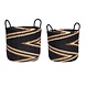 Hubsch Manden met handvatten - set van 2 stuks Hubsch Manden met handvatten - set van 2 stuks