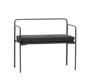 Hubsch Divano con cuscino - nero