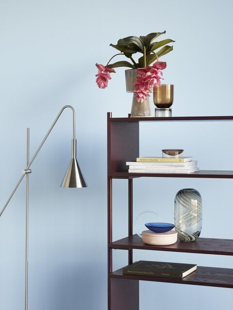 Hubsch Vloerlamp - metaal/zilver