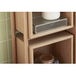 Hubsch Glasbox matt silber - 3er Set Hubsch Glasbox matt silber - 3er Set