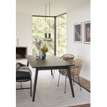 Hubsch Geweven vloerkleed - blauw/wit Hubsch Geweven vloerkleed - blauw/wit