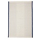 Hubsch Geweven vloerkleed - blauw/wit Hubsch Geweven vloerkleed - blauw/wit