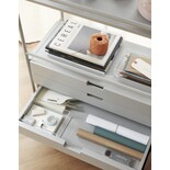 Hubsch Metal / wood rack - gray Hubsch Metal / wood rack - gray