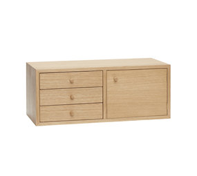 Hubsch Eiken opberg box - naturel