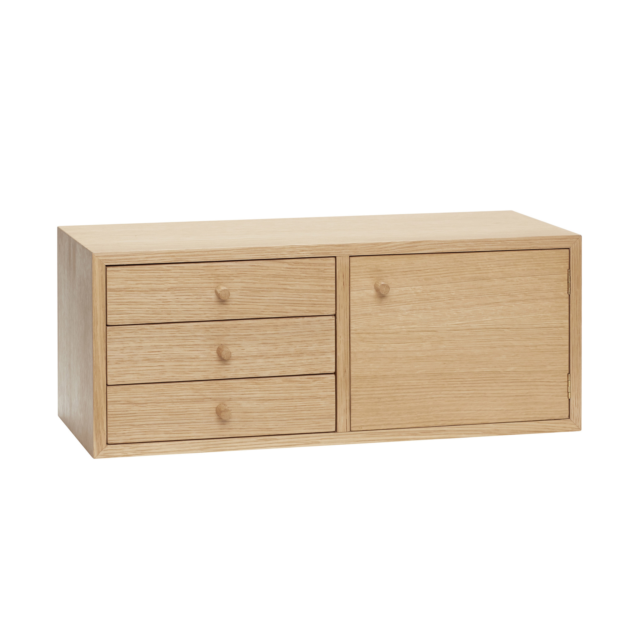 Hübsch Oak storage box natural LIVING AND CO.