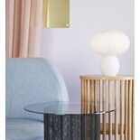 Hubsch Sidebord af metal / glas - sort Hubsch Sidebord af metal / glas - sort