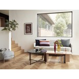 Hubsch Salongbord metall / glass - marmorsvart