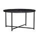 Hubsch Salontafel metaal/glas - marmer zwart Hubsch Salontafel metaal/glas - marmer zwart