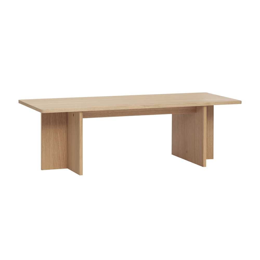 Hubsch Oak wooden coffee table - natural