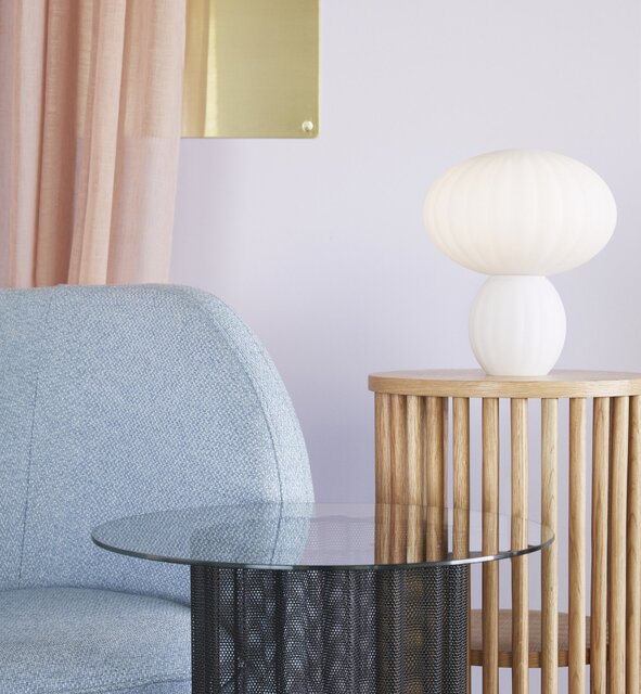 Hubsch Oak side table - natural