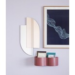 Hubsch Espejo de pared - rosa Hubsch Espejo de pared - rosa