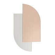 Hubsch Espejo de pared - rosa Hubsch Espejo de pared - rosa