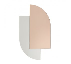 Hubsch Espejo de pared - rosa