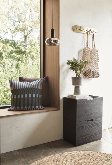Hubsch Houten box/kast - zwart