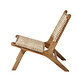 Bloomingville Keila Lounge stoel teak hout - naturel Bloomingville Keila Lounge stoel teak hout - naturel