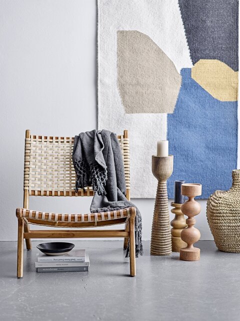 Bloomingville Keila Lounge stoel teak hout - naturel
