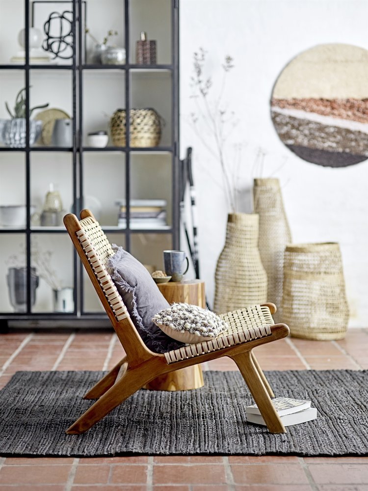 Bloomingville Keila Lounge chair teak wood - natural Bloomingville Keila Lounge chair teak wood - natural