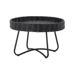 Bloomingville Tavolino Hattie in rattan - nero