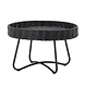 Bloomingville Hattie koffietafel rotan - zwart Bloomingville Hattie koffietafel rotan - zwart