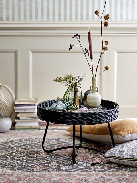 Bloomingville Hattie koffietafel rotan - zwart