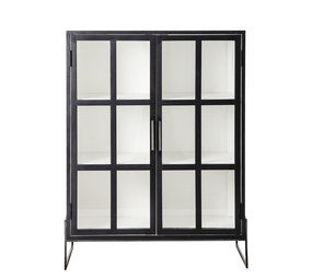 Bloomingville Opal cabinet oak - black Bloomingville Opal cabinet oak - black