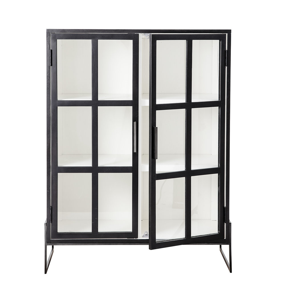 Bloomingville Opal kast eikenhout - zwart Bloomingville Opal kast eikenhout - zwart