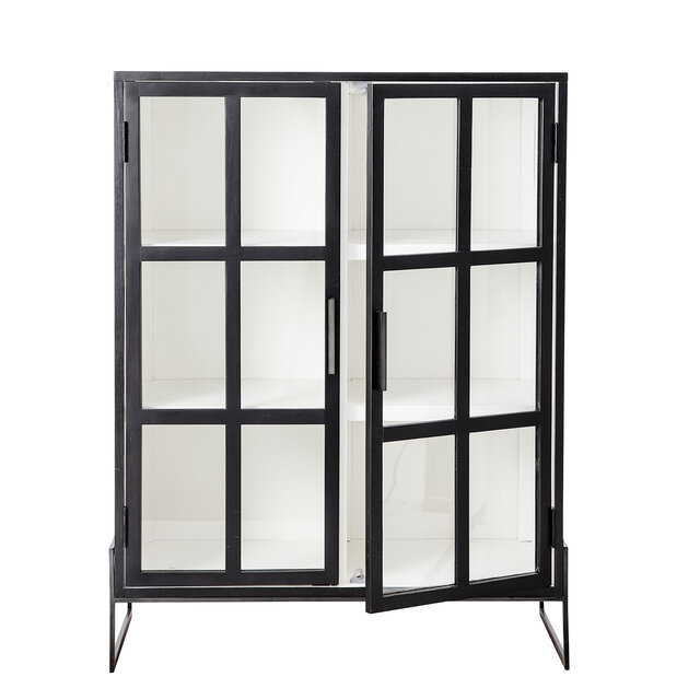 Bloomingville Armoire opale chêne - noir