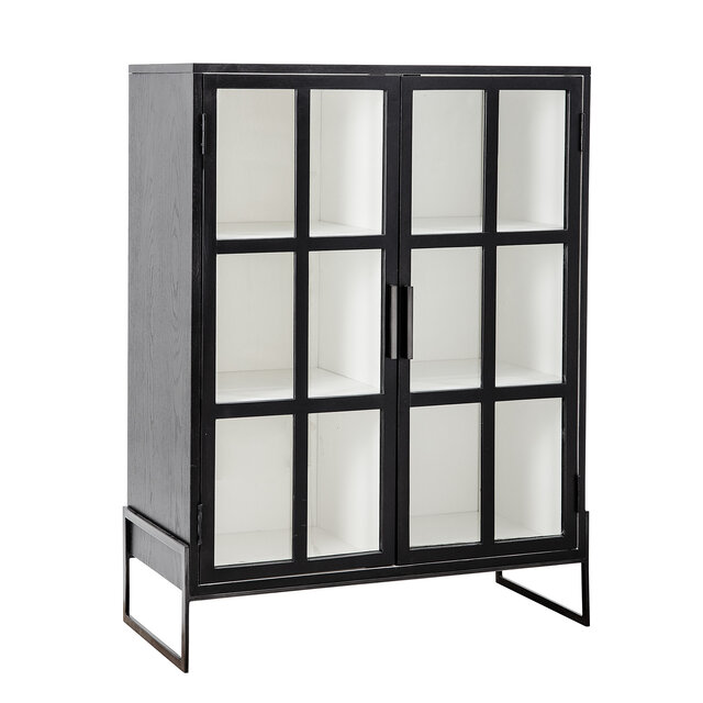 Bloomingville Armoire opale chêne - noir