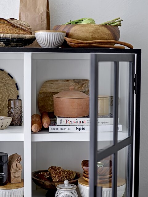 Bloomingville Opal cabinet oak - black