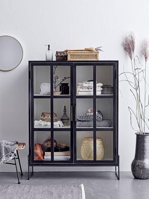 Bloomingville Armoire opale chêne - noir