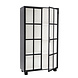 Isabel cupboard oak - black Isabel cupboard oak - black