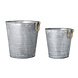 Bloomingville Bloempot set grijs - metaal Bloomingville Bloempot set grijs - metaal