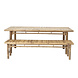 Bloomingville Sole tafel naturel - bamboe Bloomingville Sole tafel naturel - bamboe