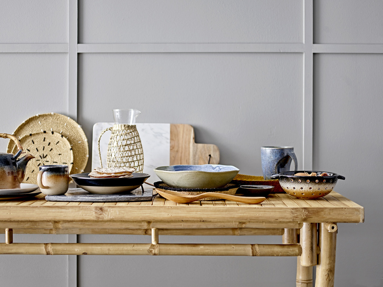 Bloomingville Sole table natural - bamboo Bloomingville Sole table natural - bamboo