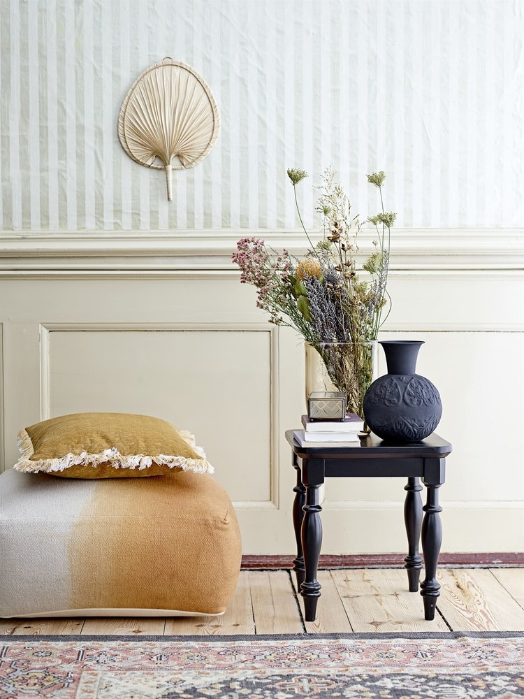 Bloomingville Cara pouf flerfarget - bomull Bloomingville Cara pouf flerfarget - bomull