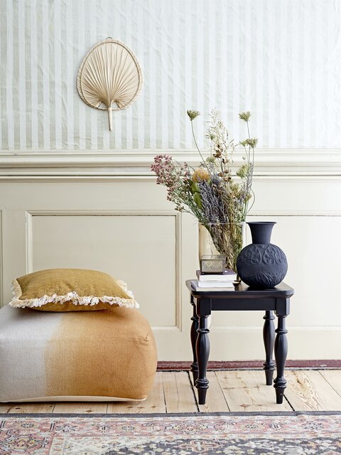 Bloomingville Cara pouf flerfarget - bomull Bloomingville Cara pouf flerfarget - bomull