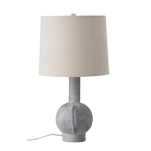 Bloomingville Lámpara de mesa terracota - gris