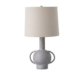 Bloomingville Lampada da tavolo in terracotta - grigio Bloomingville Lampada da tavolo in terracotta - grigio