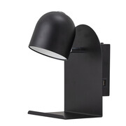 Bloomingville Aplique LED metal - negro
