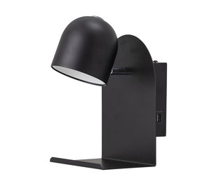 Bloomingville Wandleuchte LED Metall - schwarz