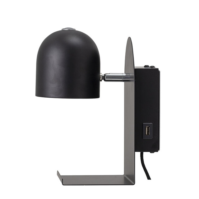 Bloomingville Wandlamp LED metaal - zwart