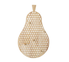 Bloomingville Mini Décoration murale poire - bois