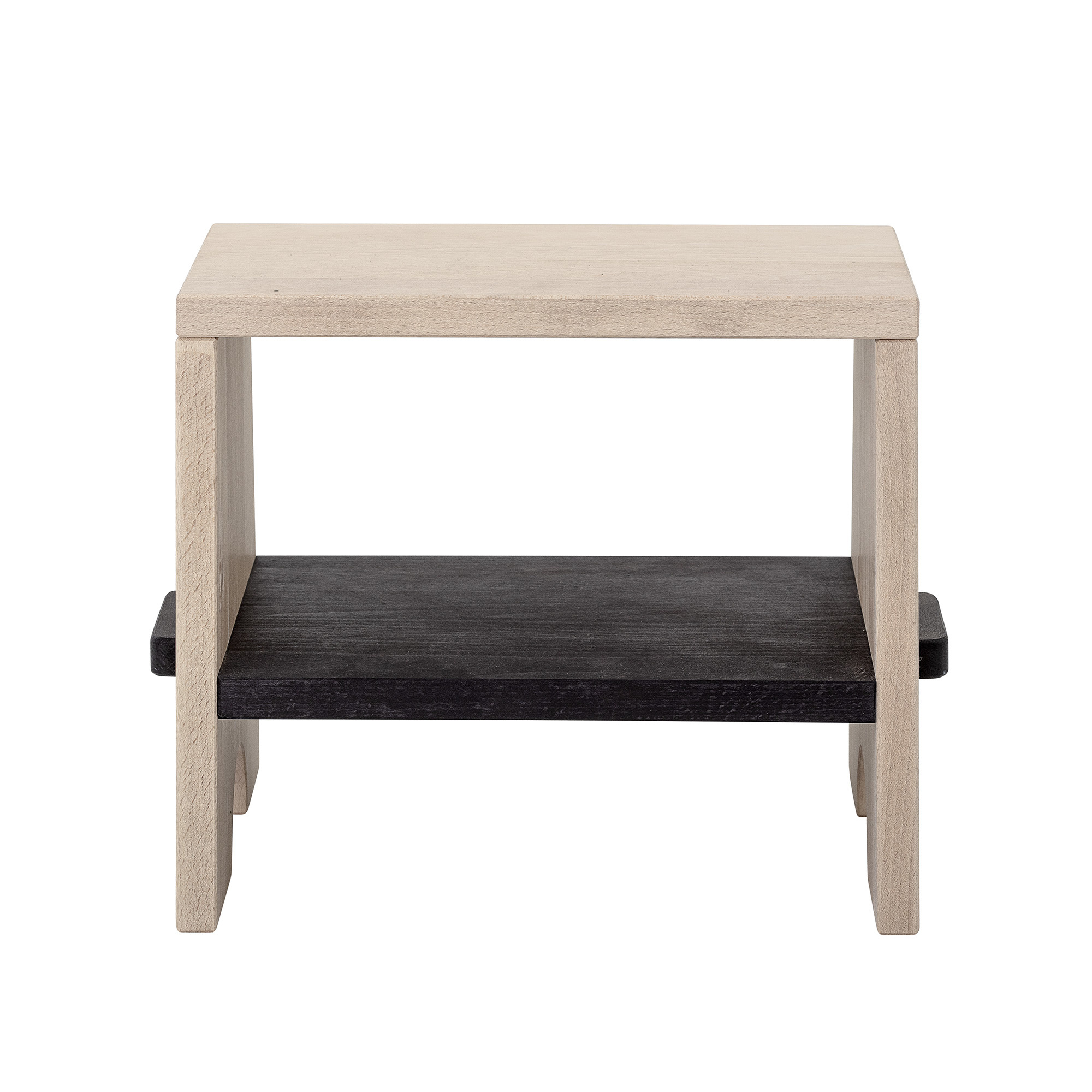 Bloomingville Mini Beech wood stool - natural / black