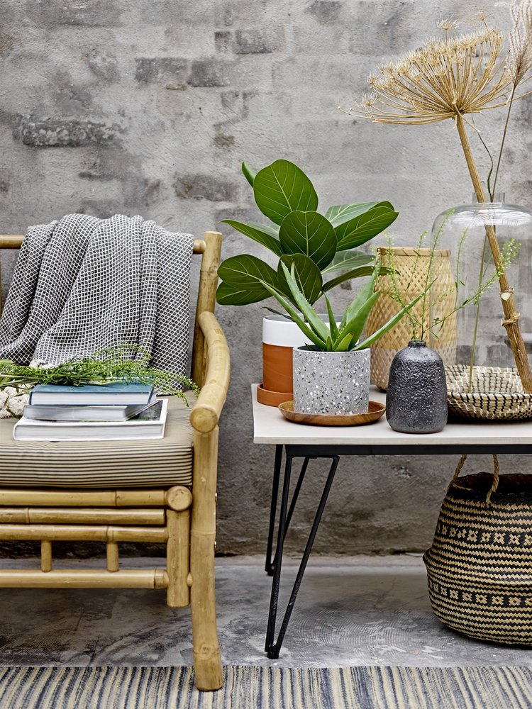 Bloomingville Mundo koffietafel grijs 90x42x60cm Bloomingville Mundo koffietafel grijs 90x42x60cm